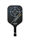 Engage Pursuit Pro1 6.0 Widebody Carbon Pickleball Paddle - 8.0 oz, 15.2mm MachPro Core, 8 1/8” Wide T700 Carbon Fiber, Made in USA (Arctic-Gold, Widebody)