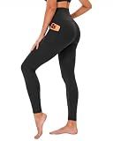 TNNZEET Leggings with Pockets for Women - Yoga Pants Women No See Through Tummy Control Cycling Workout Reg & Plus