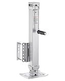 VEVOR Heavy Duty Swivel Trailer Jack, 8000 lbs Static Load Capacity, 28.5" Lift Jack Stand with Handle for RV, Horse, Utility, and Yacht Trailers