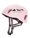 OutdoorMaster Climbing Helmet Rock Rescue Helmet Adjustable Lightweight Mountaineering Hiking Caving Helmet Adults Work Safety Helmet