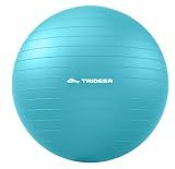 Trideer Extra Thick Yoga Ball Exercise Ball, 5 Sizes Ball Chair, Heavy Duty Swiss Ball for Balance, Stability, Pregnancy and Physical Therapy, Quick Pump