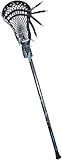 CAKLOR Lacrosse Complete Attack/Midfield Stick with Shaft & Head Mens-1 Stick,Black