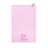 ZEETY Golf Towel for Golf Bags – 16" x 24" Embroidered Women’s Microfiber Golf Towel with Clip Holder, Unique Golf Accessories and Gifts