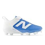 New Balance Men's FuelCell 4040 v8 Molded Baseball Shoe, Team Carolina/Nb 103 White, 12.5