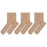 Century Star 3 Pairs Tights for Girls Ballet Tights Dance Toddler Baby Tights Girls Tights School Uniform Leggings Stockings Nude 6-9 Years
