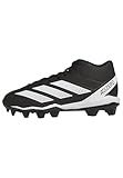 Adidas Unisex-Kid's Adizero Impact.2 Molded American Football, Black/White/Black, 1.5
