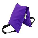 Yoga Sand Bags for Working Out - Reinforced Nylon Fabric Exercise Weight Bag with Double Handles for Secure Grip - Weighted Fitness Equipment for Yoga, Pilates & Training - Made in USA, Purple