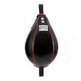 CLETO REYES Double End Punching Bag for Boxing Workout Practice Gym Training Equipment, MMA, Kickboxing, Muay Thai, Black