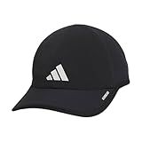 adidas Men's Superlite Hat – Lightweight Moisture-Wicking Cap for Workout and Training, Black/White/3, OSFA