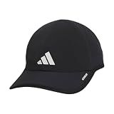adidas Men's Superlite Hat – Lightweight Moisture-Wicking Cap for Workout and Training, Black/White/3, OSFA