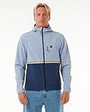 Rip Curl Men's Standard Anti Series Collection Zip Up Jacket, Spray Blue