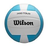 WILSON Pro Tour Indoor Volleyball - Teal/White, Official Size