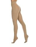 EVERSWE Women's 80 Den Soft Opaque Tights, Women's Tights (Large-X-Large, Natural)