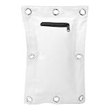 Wing Chun Wall Canvas Punch Empty Sand Bag with for Muay Thai, Heavy Canvas Material, Light Beige