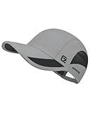 GADIEMKENSD Cooling Running Hat Quick Dry Summer Baseball Cap UPF50+ Sports Sun Caps Breathable Mesh Lightweigh Dad Hats Unstructured for Golf Tennis Hiking Gym Travel Camping Light Grey M/L 7-7 1/2