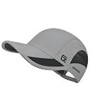 GADIEMKENSD Cooling Running Hat Quick Dry Summer Baseball Cap UPF50+ Sports Sun Caps Breathable Mesh Lightweigh Dad Hats Unstructured for Golf Tennis Hiking Gym Travel Camping Light Grey M/L 7-7 1/2