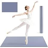 Tristcily Dance Floor Mat Ballet Dance Floor Heavy-Duty 4MM PE Practice Floor for Ballet, Jazz, and Pop Portable and Non-Slip Dance Flooring for Adults and Kids