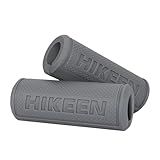 Hikeen Thick Bar Dumbbell Grips, Non Slip Hard Rubber Barbell Grips for Weight Lifting, Muscle Building - 1.77" Outer Diameter