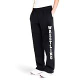 ChalkTalkSPORTS | Wrestling Fleece Sweatpant | Wrestling | Black,Adult Large