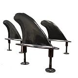bohally Soft Top Surfboard Fin Set of 3 Surfing Fin