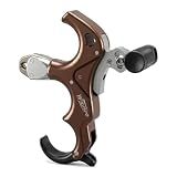 WIXUSPO 360° Adjustable 3/4 Finger Archery Thumb Release Aids，Gray