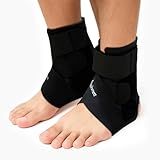 Alpinmett 2-Pack Ankle Support Brace for Men & Women, Compression Ankle Wrap with Dual-Sided Stabilizers, Adjustable X-Strap & Open Heel for Sprain Recovery, Joint Stability & Sports Injury Relief