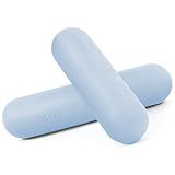 Egles Dumbbell Weight Bars for Women & Men, Set of 2 (3.3 LB | 6.6 LB Pair) -Hand Weights for Walking, Strength Training, Yoga, Pilates, Non-Slip Weights, Portable Strength Training, sky blue