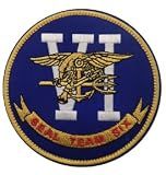 US Seal Team 6 Team Tactical Morale Badge Embroidery Patch Military Applique Hook and Loop Armband Patches (color6)