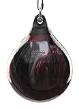 Aqua Training 120 lb. Punching Bag, 18" Water Filled Teardrop Shape for Boxers of All Skill Levels, Vinyl Construction, Ceiling Mount or Stand Compatible, UV Resistant, Blood Red – 2020136358