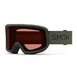 SMITH Frontier Goggles with Carbonic-x Lens – Performance Snowsports Goggles with Replaceable Lens for Skiing & Snowboarding – for Men & Women – Forest + RC36