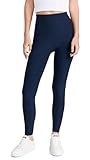 Beyond Yoga Women's Spacedye Caught in The Midi High Waisted Leggings, Nocturnal Navy, XX-Small