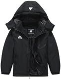 SOBAPRA Kids Waterproof Ski Jacket Winter Coat Boys and Girls Fleece Snowboarding Jacket