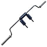 Body-Solid Safety Squat Bar - Specialty Barbell for Quad and Posterior Chain Training, with Comfortable Handgrips and Built-in Padding, 1000 lb. Weight Capacity, Compatible with 2" Olympic Plates