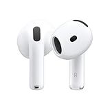 Apple AirPods 4 Wireless Earbuds, Bluetooth Headphones, with Active Noise Cancellation, Adaptive, Transparency Mode, Personalized Spatial Audio, USB-C Charging Case, Wireless Charging, H2 Chip