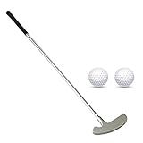 Golf Putter, Two Ways Golf Putters for Men Right/Left Handed-Indoor/Outdoor Mini Kids Club Golf Set-Sturdy Putter Shaft with 2 Plastic Practice Golf Balls for Any Putting Green Mat Home Office