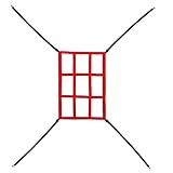 Strike Zone Target for Baseball Softball net, Throwing Pitching Hitting Batting Catching Practice Target, Pitcher Accuracy Training Aids (Red-9 Hole-1 Pack)