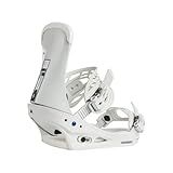 Burton Men's Freestyle Re:Flex Snowboard Bindings, Medium, Gray Cloud