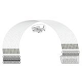Fishing Fluorocarbon Leader with Crane Swivel and Snaps - Heavy Duty 20-80lb Fluorocarbon Leader Connects Lures, Bait, or Hooks for Saltwater & Freshwater Fishing