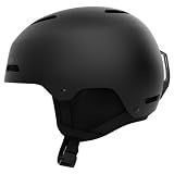 Giro Ledge Snow Helmet - Matte Black - Size M (55.5-59cm) | Ledge Helmet delivers skate-inspired style, park-ready durability, and a secure auto-adjust fit