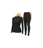 Thermal Underwear for Women Thermal Set Fleece Lined Leggings Long Johns