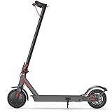 Hiboy S2 Electric Scooter - 8.5" Solid Tires - Up to 17 Miles Long-Range & 19 MPH Portable Folding Commuting Scooter for Adults with Double Braking System and App (Black&Space Grey)