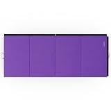 BalanceFrom 10x4 Feet 4-Panel Folding Gymnastics Mat – 2-Inch Thick Pad with Vinyl Surface and Carrying Handles for Tumbling, Yoga, Pilates, Home Workouts, and Martial Arts