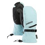 Burton Women’s Gore-TEX Insulated Mittens – Waterproof Winter Snowboard Mittens – Light Teal, Medium