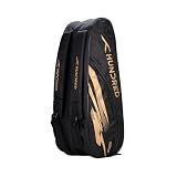 HUNDRED Cosmogear Badminton Kit-bag (Size: Large) | Double Zipper | Bag with Front Zipper Pocket | Material: Polyester| Padded Back Straps | Easy-Carry Handle