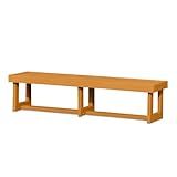 Durawood Aisle-Maker Bench for Tennis Courts, Locker Rooms, Parks, Marina, and More (Cedar, 6)