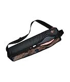 Manduka Yoga Breathe Easy Mat Carrier - Lightweight, Breathable Mesh with Zipper Closure, Easy to Carry, Hands-Free, Black, 26.5” x 6.5” x 6.5”