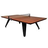 STIGA Ultra Indoor Table Tennis Table – 18mm Woodgrain Ping Pong Table with Steel Frame, Tournament Net & Post, Adjustable Leg Levelers, Modern Furniture-Style Design