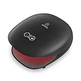 COMFIER Wireless Hand Massager with Heat -3 Levels Compression & Heating,Rechargeable Hand Massager Machine for Carpal Tunnel,Ideal Gifts for Women (Black)