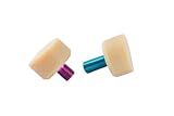 Antik Gumball Toe Stop - Natural - Long Stem (30mm), 75A - Pair