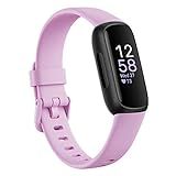 Fitbit Inspire 3 Fitness Tracker – Advanced Health Insights with Stress Management, Workout Intensity & Sleep Tracking, 24/7 Heart Rate, Includes Small and Large Classic Bands (Lilac Bliss/Black)